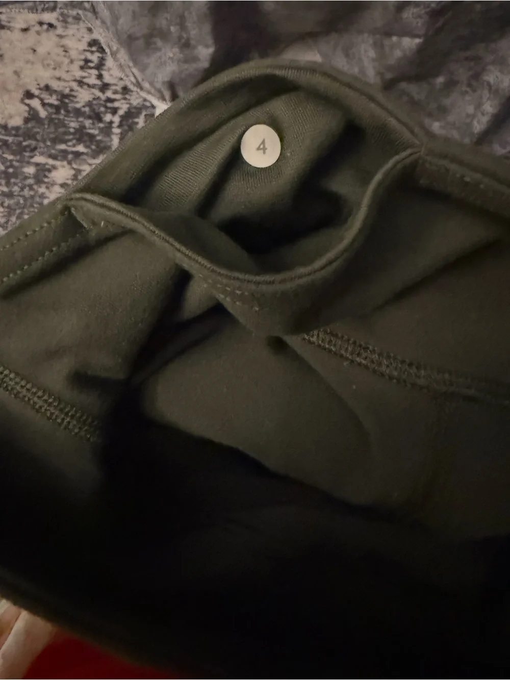 Lululemon Wunder Under Low-Rise Legging Tight Full-On Luon Size 4 Dark Olive